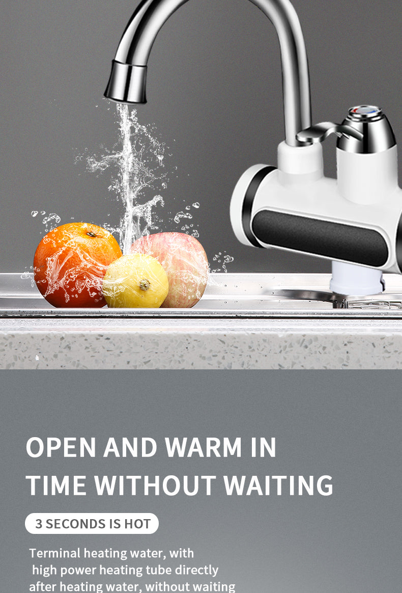 Kitchen Electric Water Tap Heater Temperature