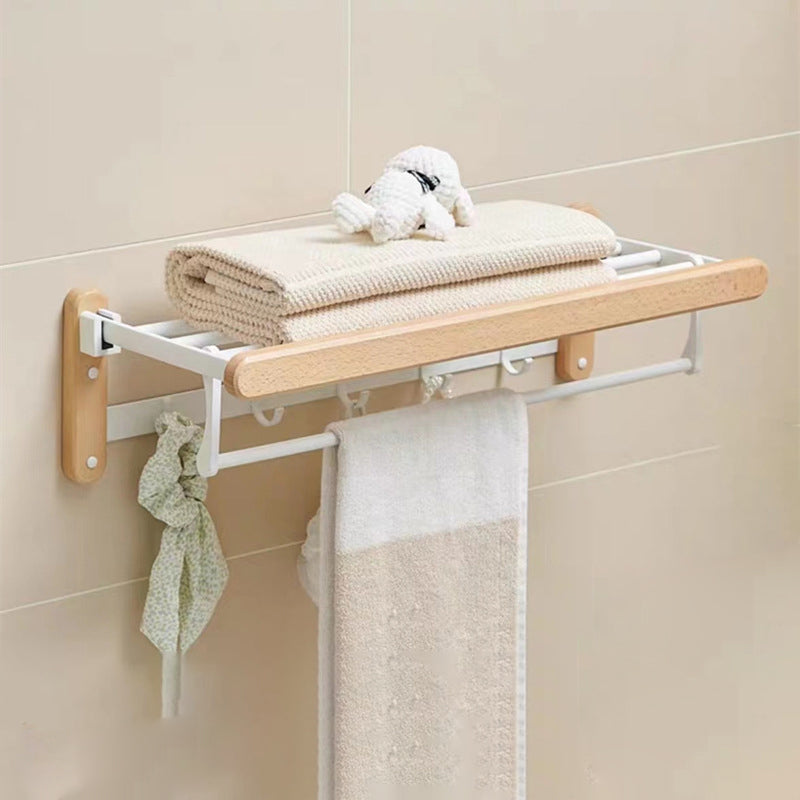 Sandsberg | Weißes Badezimmer Set Massivholz & Aluminium Badezimmerzubehör einzeln oder als Set