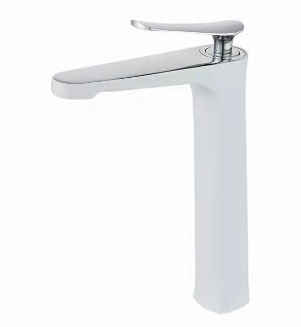 Sandsberg | 1 Griff Vollkupfer Badezimmer Waschbecken Wasserhahn Nordic Modern Vanity Wasserhahn mit Abfluss