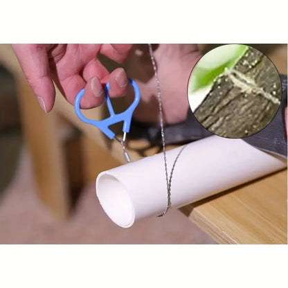 Sandsberg | Drahtsäge für Garten und Outdoor – Kompakte Säge für Abenteuer und Gartenarbeit