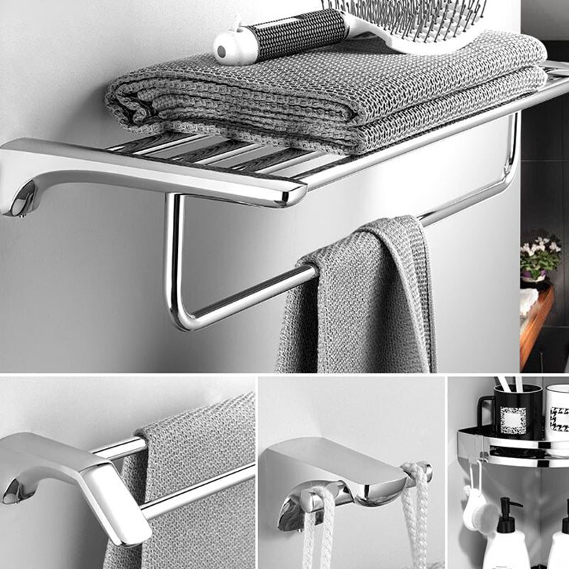 Sandsberg | Silber Badezimmer Zubehör Hardware Set Modernes Badezimmer Zubehör Kit