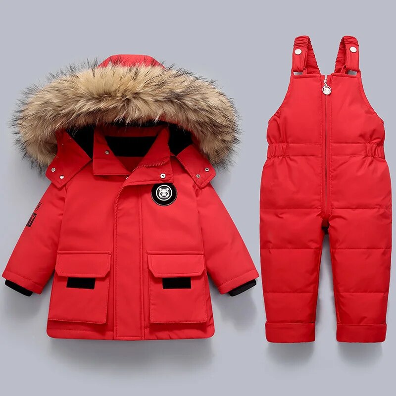 Sandsberg | Warme Kinderjack en Overall Set - Charlie