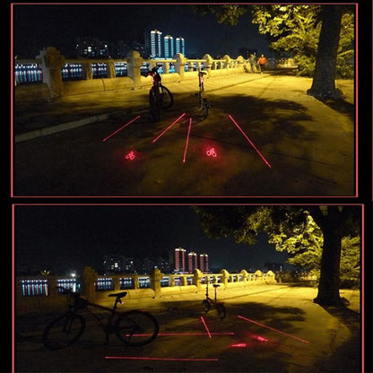 Sandsberg | Fahrrad Laser Projektion Rücklicht