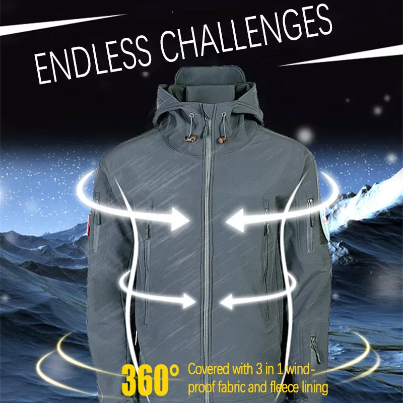 Herren Winddichte Wasserdichte Jacke