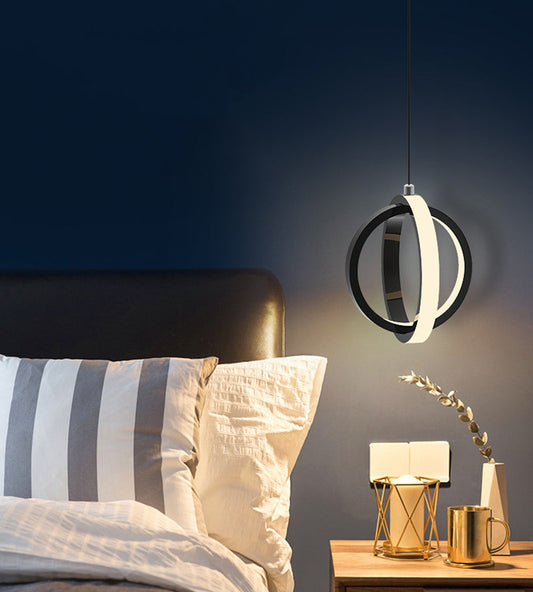 Sandsberg | LED Pendelleuchte mit dreifarbiger Dimmung, energiesparendem LED-Chip, sanftem Licht zum Augenschutz und umweltfreundlichen Materialien, für Schlafzimmer, Bar, Wohnzimmer, Esszimmer und mehr