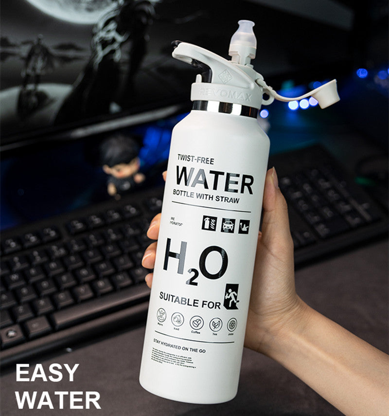 Sandsberg | Kreativer Feuerlöscher Fadenloser Sportstrohhalm Becher (592ml)