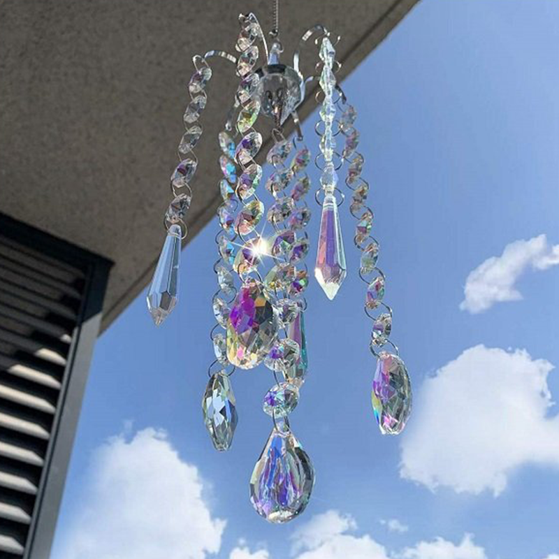 Schöne Kristall Windspiel