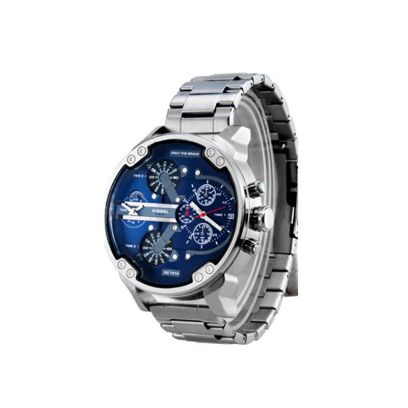 Edelstahl Chronograph Quarz Uhr