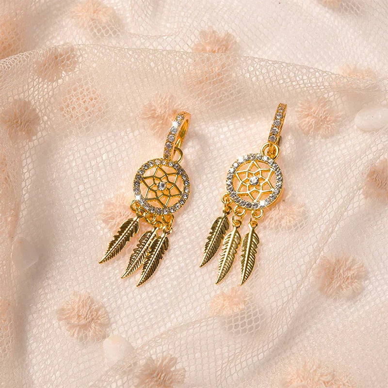 Evani️ | Elegante Verfeinerung mit Ohrringen aus 14-karätigem Gold