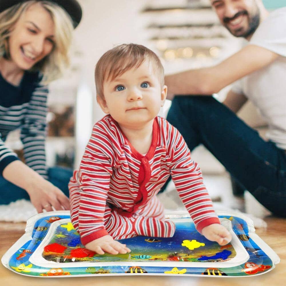 Sandsberg | Aufblasbare Wasser-Sinnesmatte für Bauchlage für Baby & Haustier