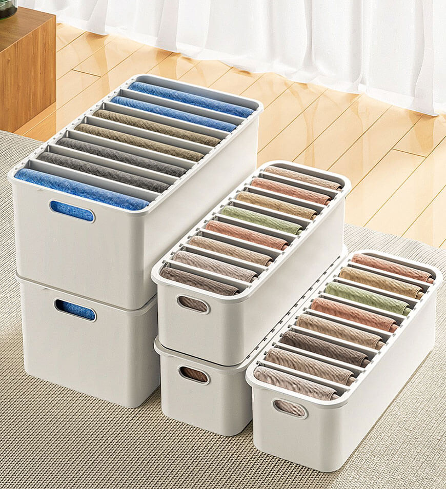 Kleiderschrank-Organizer mit 7 Fächern F28