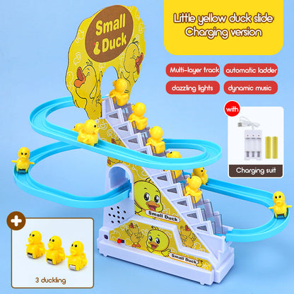 Sandsberg | Elektrische Entenrutschenbahn Mit Lichtern Und Musik