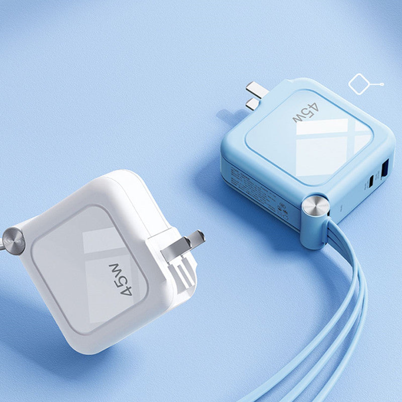 Sandsberg | Multifunktionales teleskopisches All-in-One Reise-Ladegerät (US-Standard)