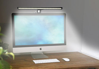 Sandsberg | Tragbare Computer-LED-Arbeitsleuchte, mit USB, Augenschutz und Lichtfarbtonanpassungsfunktion, zum Lernen und Lesen