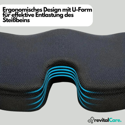Sandsberg | Ergonomisches 4D Komfort Sitzkissen mit Orthopädischer Unterstützung