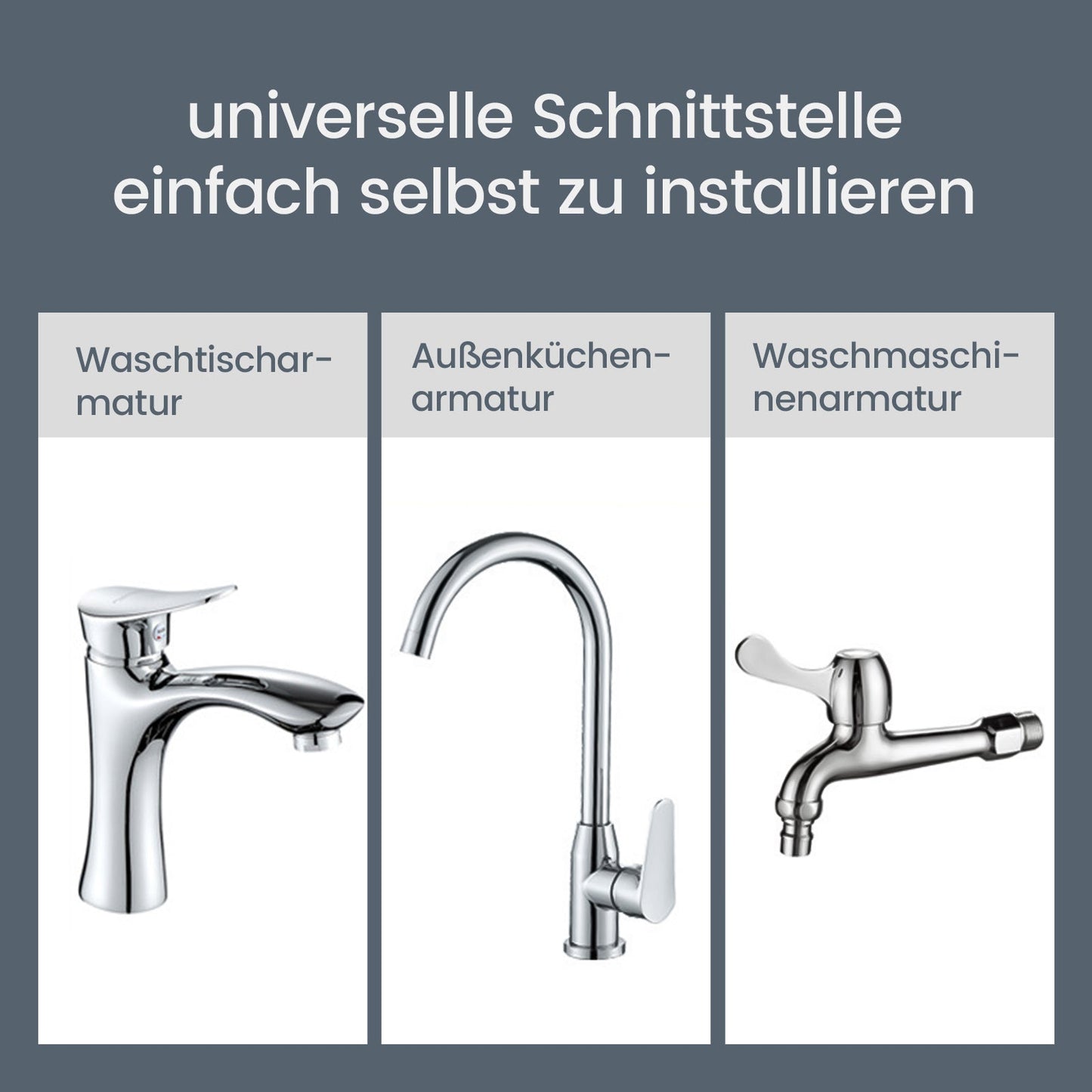 Sandsberg Drehbarer multifunktionaler Verlängerungshahn