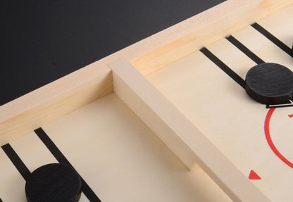 Sandsberg | Holz-Hockey-Brettspiel, für Intelligenz, Reaktionstraining & Hand-Augen-Koordination, für Party und Zuhause