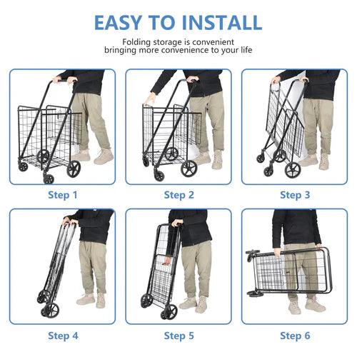 Sandsberg | Tragbarer Einkaufwagen