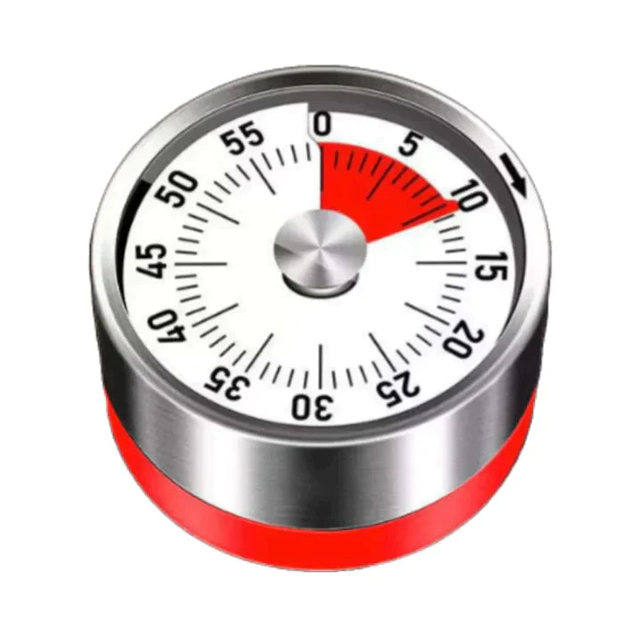 Edelstahl Küchenuhr