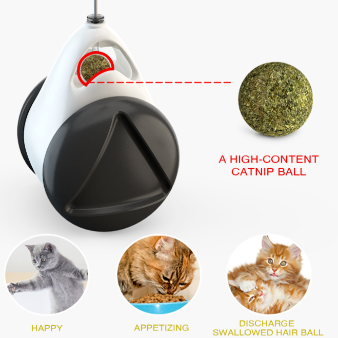 Ausbalanciertes Rad schwingender Ball Katzenspielzeug