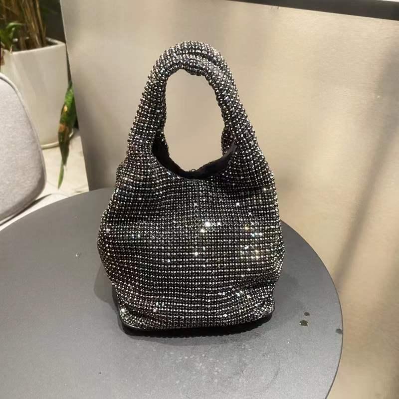Strass Weste Eimer Tasche Kette