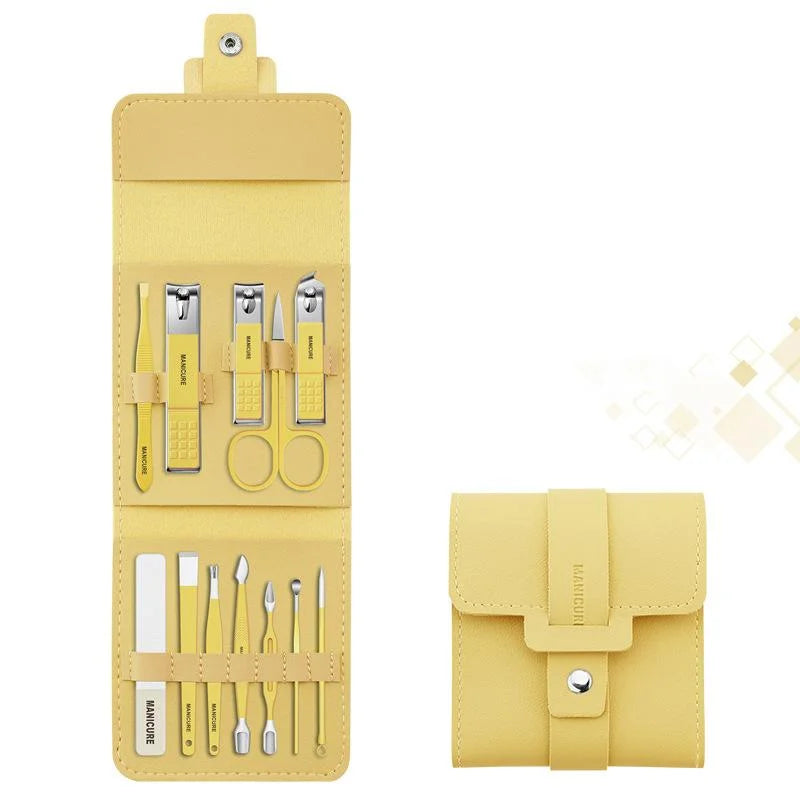 Clippro 12-16Teile/Set Edelstahl Nagelknipser Set Mit Faltbeutel
