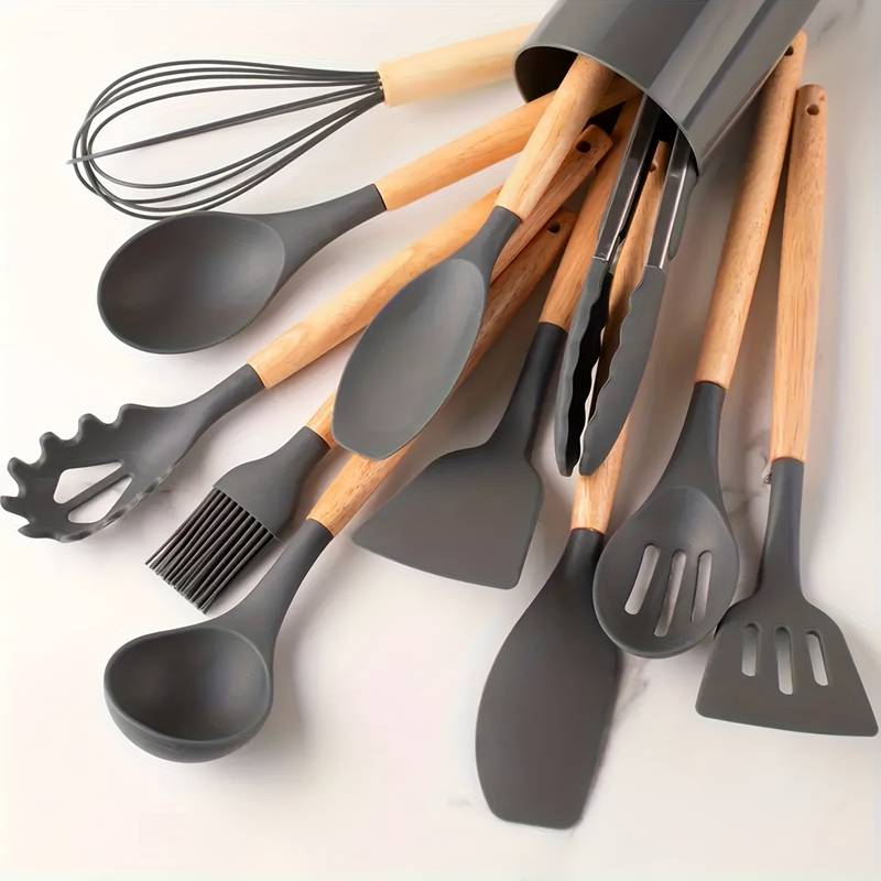 Canaya - Luxe Silikon Küchengeräte Set (12-teilig)