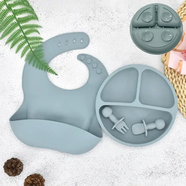 Baby-Silikon-Teller-Set