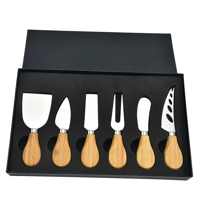 Sandsberg | 6 Stück Edelstahl Käsemesser für Charcuterie-Boards und Besteck