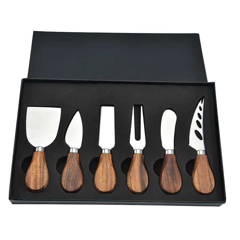 Sandsberg | 6 Stück Edelstahl Käsemesser für Charcuterie-Boards und Besteck