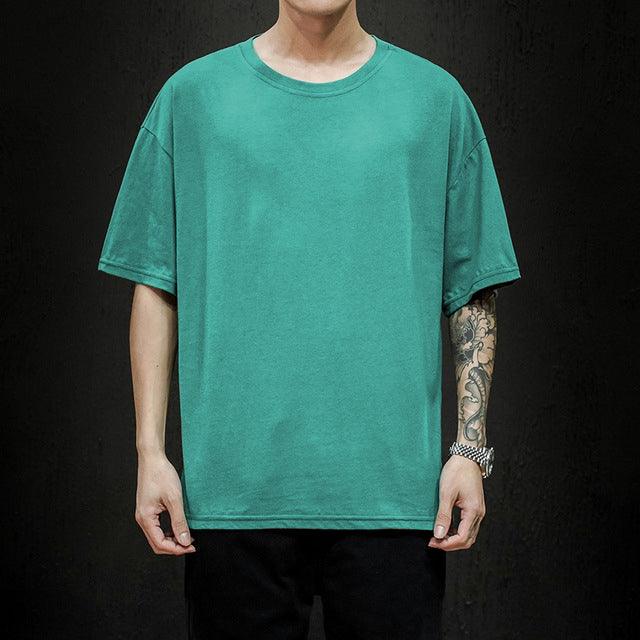 Sommer Einfarbig T-Shirt