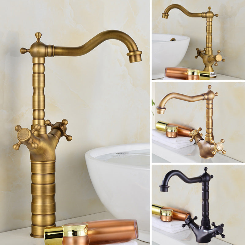 Sandsberg | Deck Mounted Copper Roman Tub Faucet Double Handles Roman Tub Faucet Set