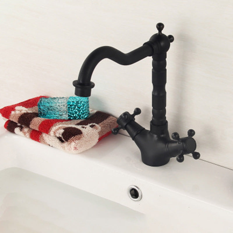 Sandsberg | Deck Mounted Copper Roman Tub Faucet Double Handles Roman Tub Faucet Set