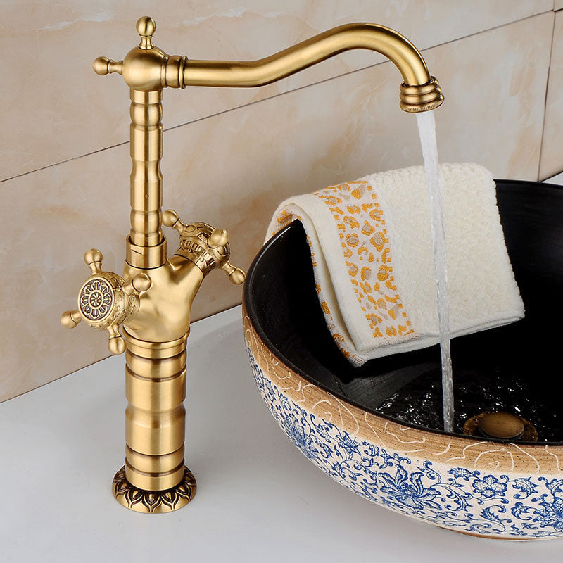 Sandsberg | Deck Mounted Copper Roman Tub Faucet Double Handles Roman Tub Faucet Set
