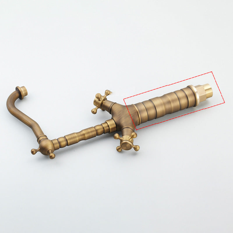 Sandsberg | Deck Mounted Copper Roman Tub Faucet Double Handles Roman Tub Faucet Set