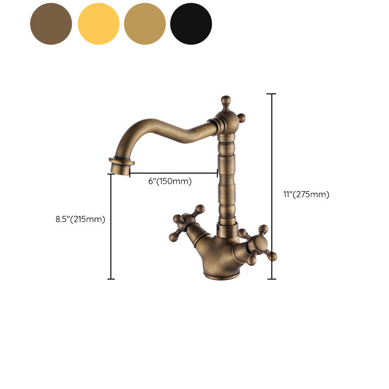 Sandsberg | Deck Mounted Copper Roman Tub Faucet Double Handles Roman Tub Faucet Set