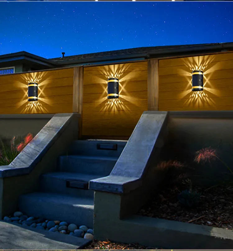 Sandsberg | Solarlampe mit Intelligenter Lichtsteuerung – Außenwandleuchte mit Automatischer Nacht-Erkennung