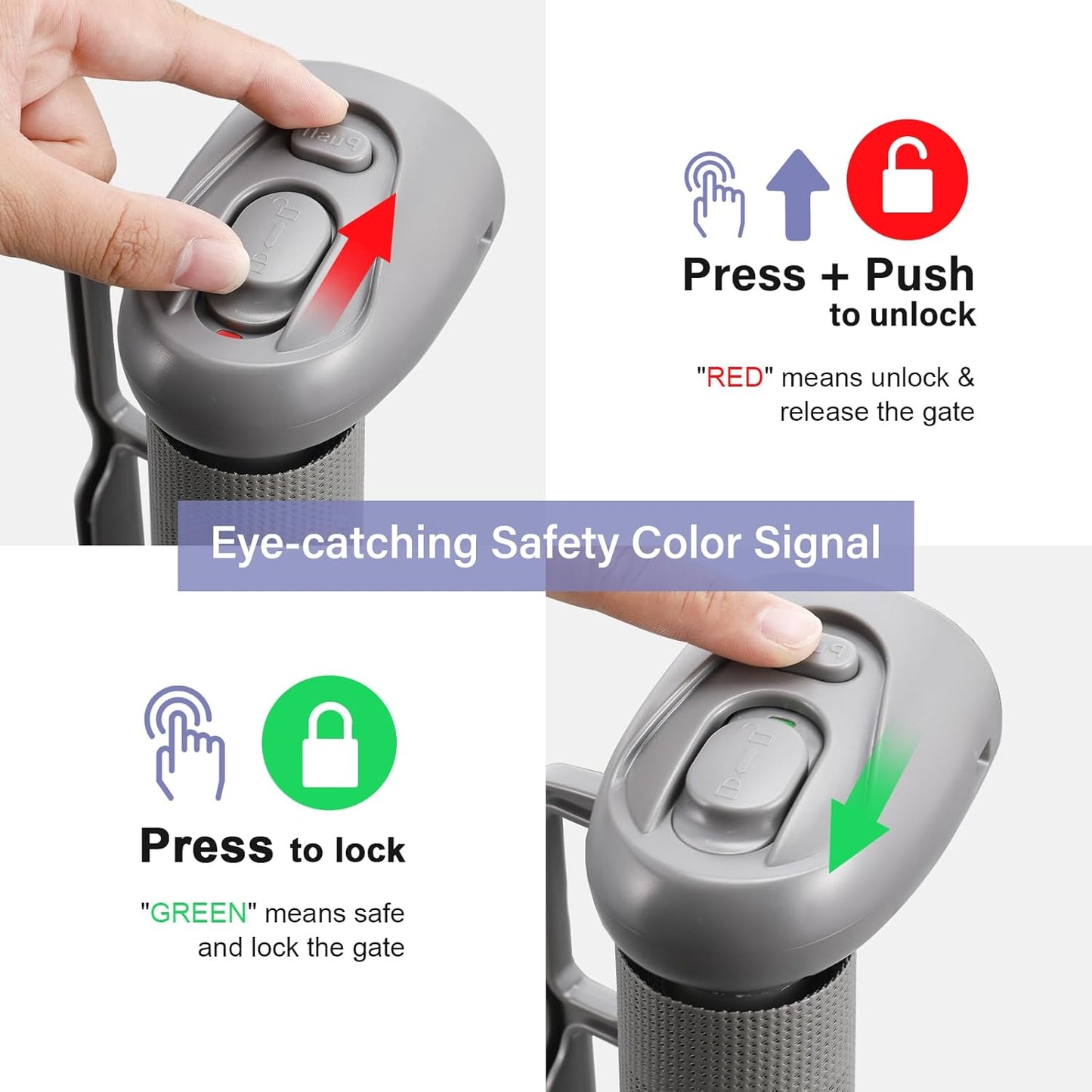 Sandsberg | SafeStep einziehbares Sicherheitstor – Für Babys, Kinder & Haustiere