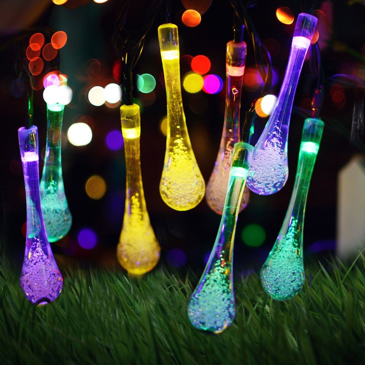 Wassertropfen Solarlichter