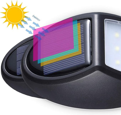 Sandsberg | Solar LED Wandlampe für außen – wetterfest, energiesparend und mit Bewegungsmelder