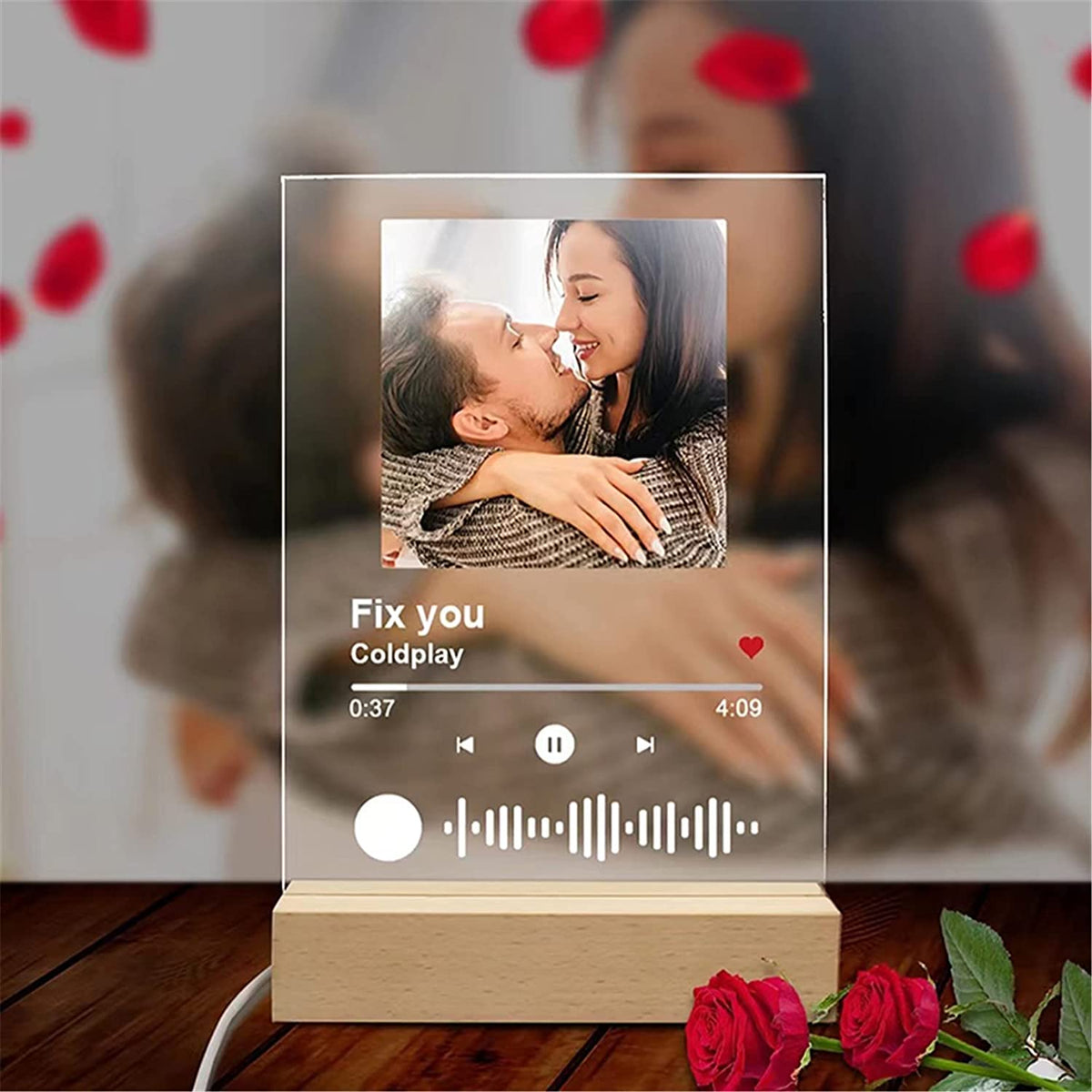 Personalisierte Spotify 3D-Lampe