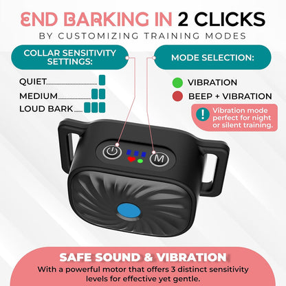 Antibellhalsband für kleine Hunde