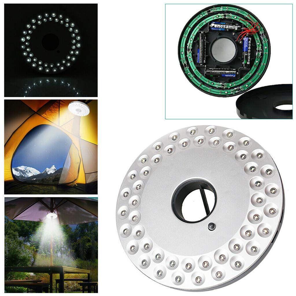 Sandsberg | Solar LED Campinglampe – Tragbare, hängende Zeltbeleuchtung für Outdoor-Aktivitäten