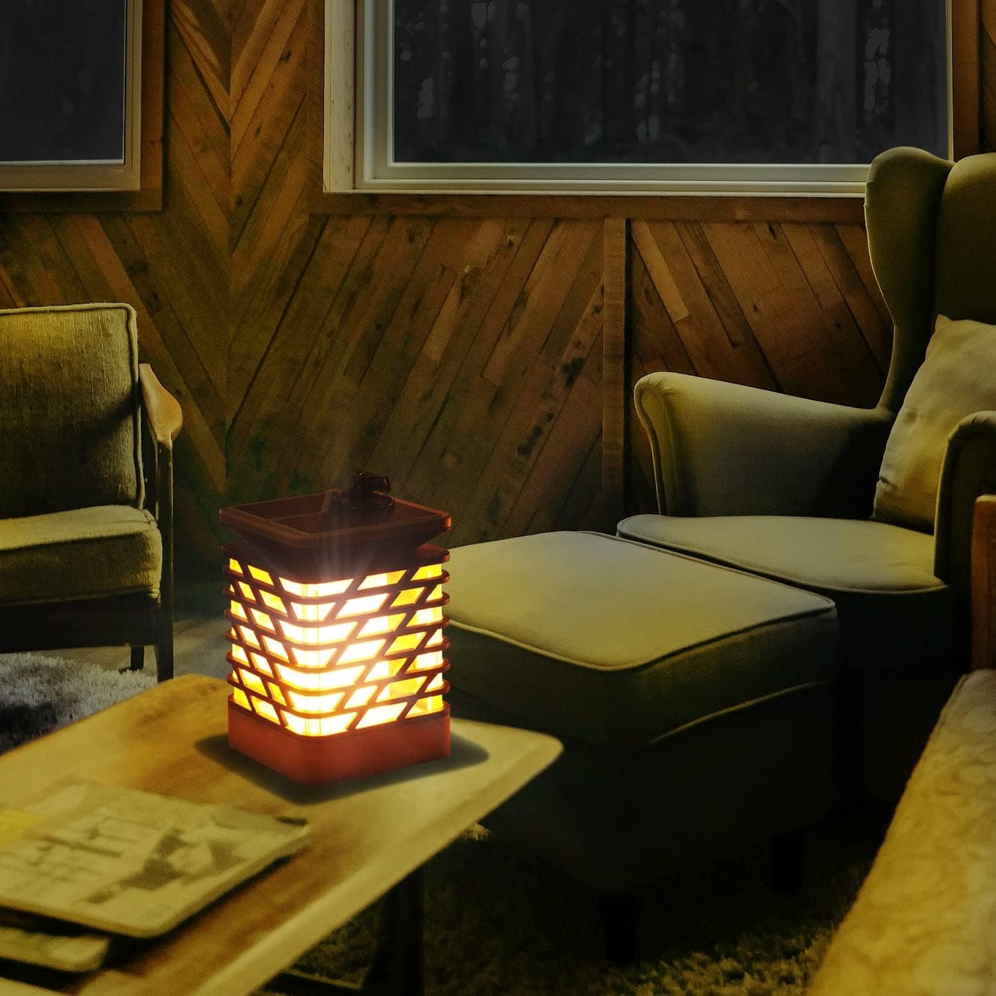 Sandsberg | Solar LED Gartenlaterne mit Rillen-Design – Dekorative Außenbeleuchtung für Garten