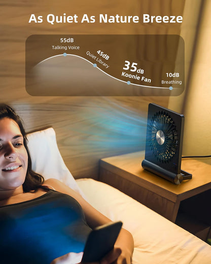 Sterke wind, ultra-stille kleine tafelventilator 