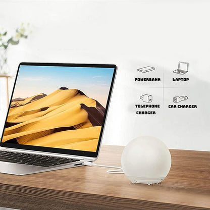 Sandsberg | Still-Nachtlicht | Weiche, BPA-freie Silikon-Touchlampe mit augenfreundlichem stufenlosem Dimmer