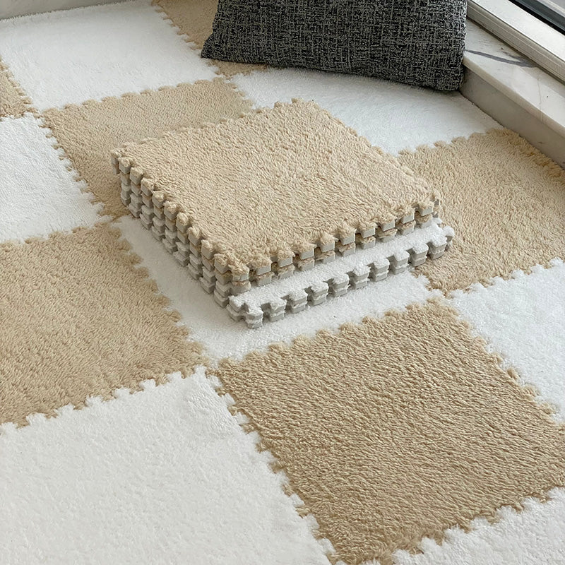 Sandsberg | Moderne Teppichfliesen Level Loop Stecksystem Quadrat Schlafzimmer Teppichfliesen