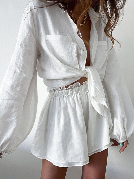 Sapphire Hemd und Shorts Set