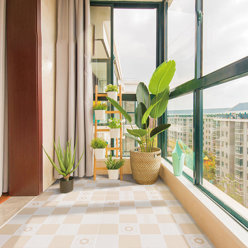 Sandsberg | Modern Vinyl Plank Flooring Porcelain Tile Look Selbstklebendes PVC-Bodenbelag