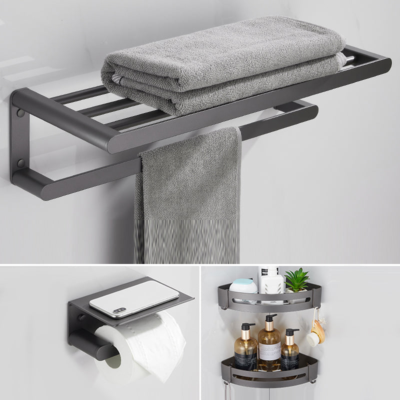 Sandsberg | Modern Graues Badezimmeraccessoire Als Einzelstück Oder Als Set aus Metall